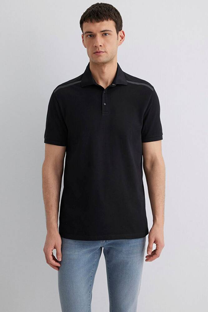 Erkek Polo Yaka Tişört 0611536-900 Siyah 