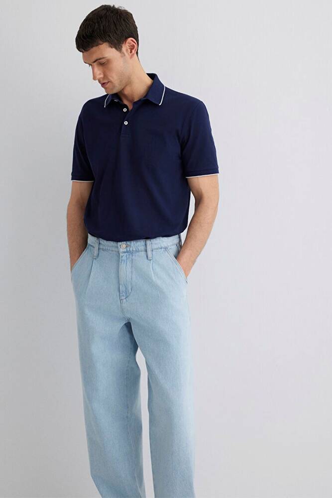 Erkek Polo Yaka Tişört 0611902-84371 Lacivert 