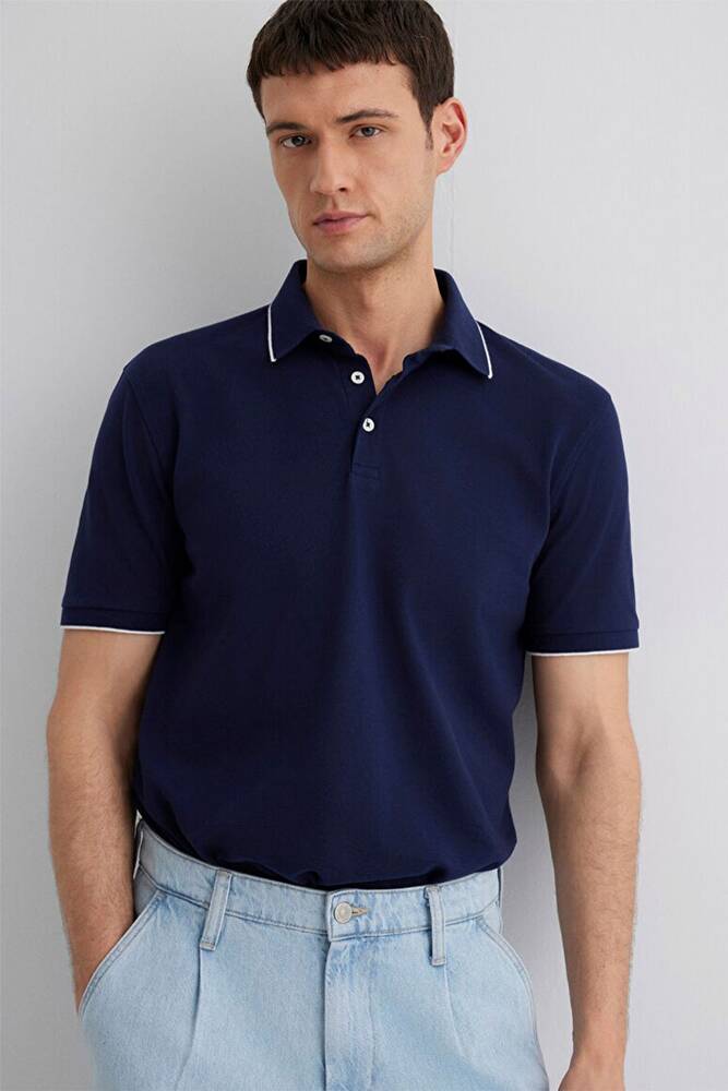 Erkek Polo Yaka Tişört 0611902-84371 Lacivert 