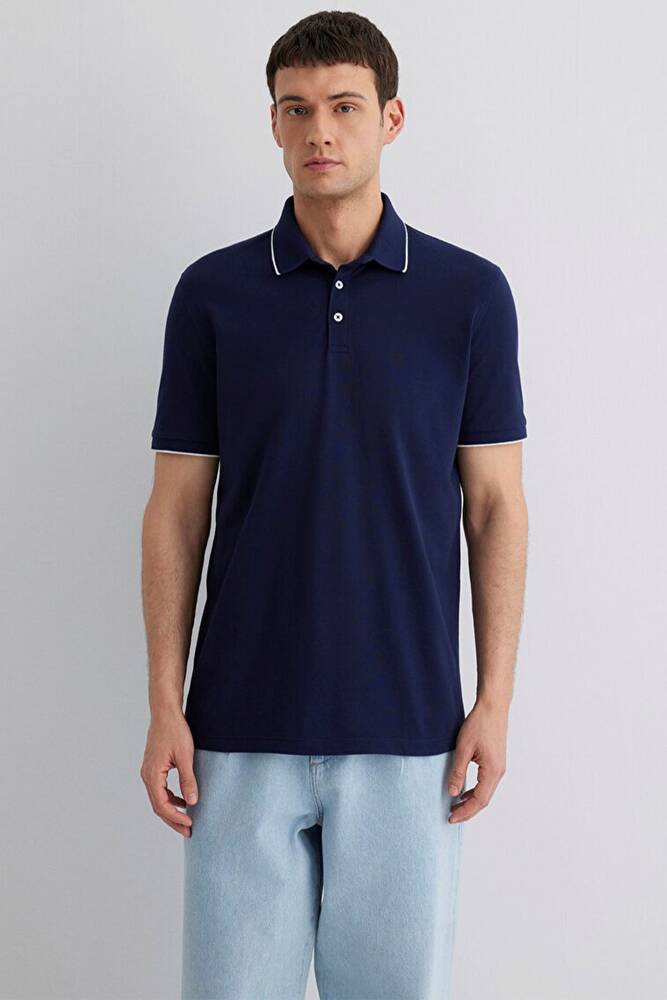 Erkek Polo Yaka Tişört 0611902-84371 Lacivert 