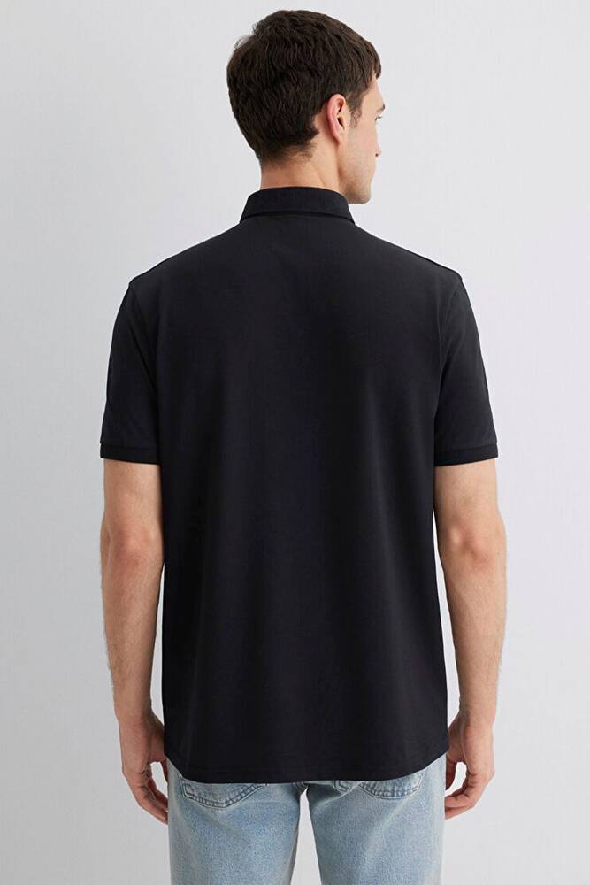 Erkek Polo Yaka Tişört 0612011-900 Siyah 