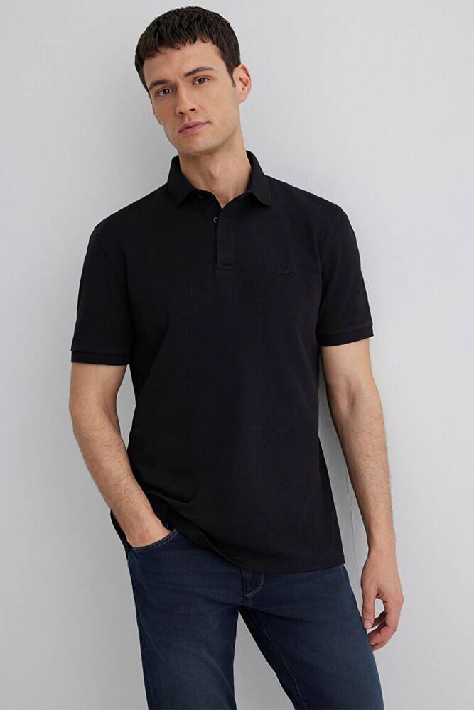 Erkek Polo Yaka Tişört 0612636-900 Siyah 