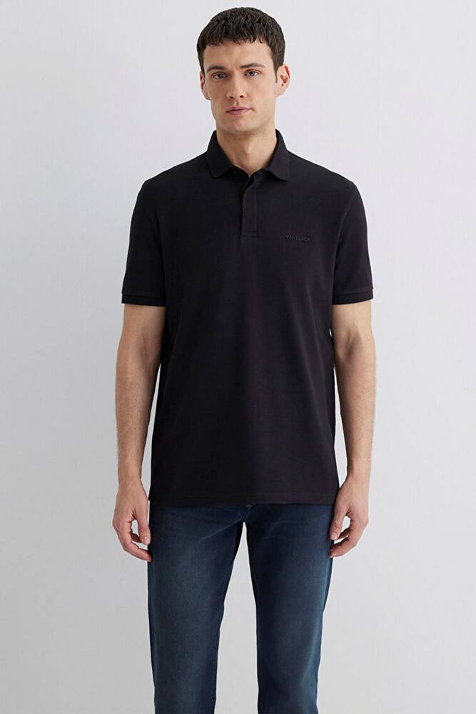 Erkek Polo Yaka Tişört 0612636-900 Siyah 