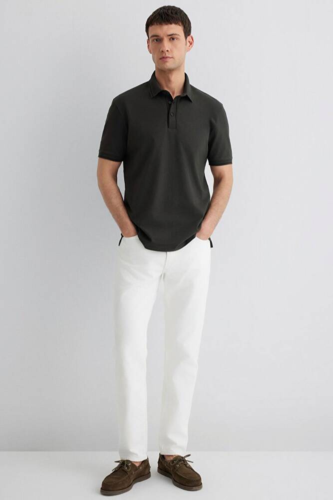 Erkek Polo Yaka Tişört 0612648-71587 Gri 