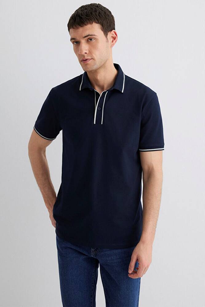Erkek Polo Yaka Tişört 0612648-80872 Lacivert 