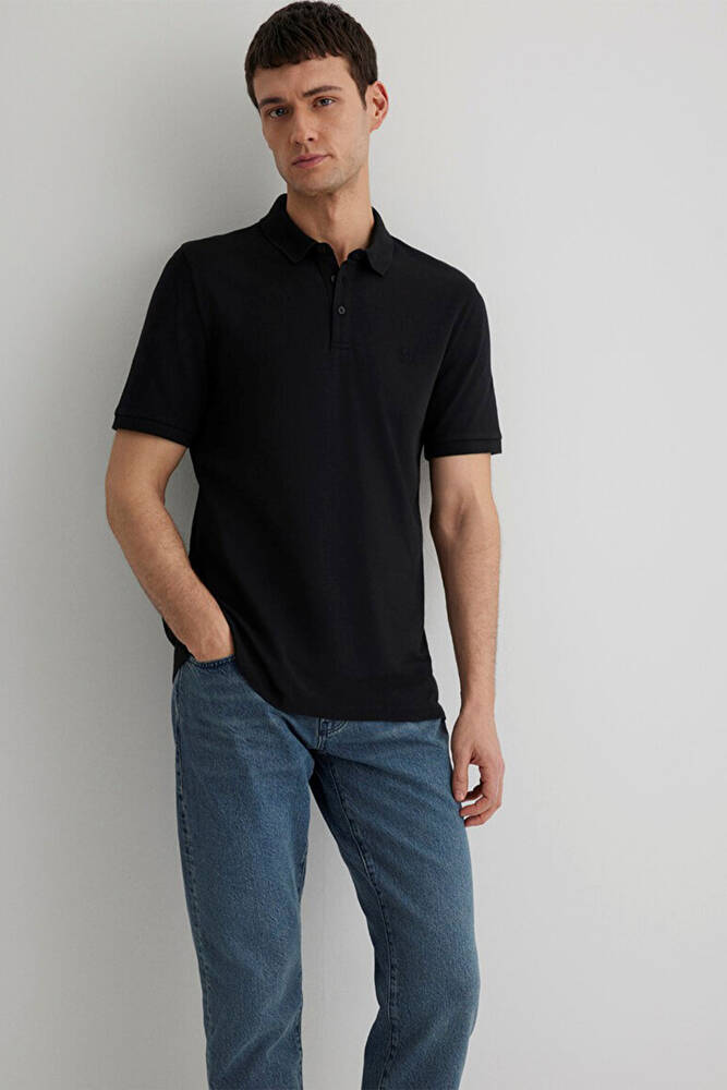 Erkek Polo Yaka Tişört 066157-900 Siyah 