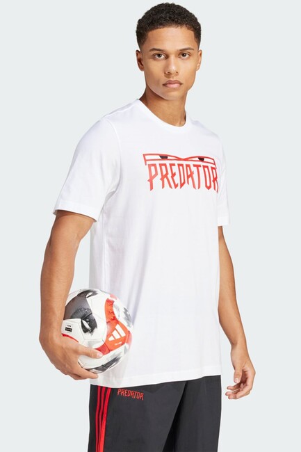 Adidas - Erkek Predator Tişört IM8699 Beyaz (1)