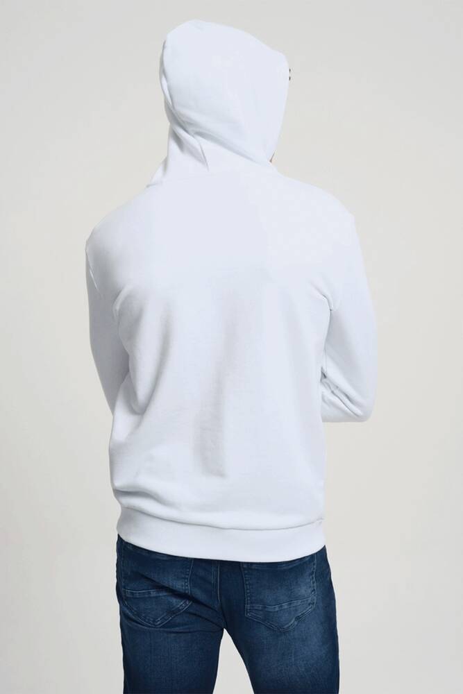 Erkek Regular Fit Sweatshirt LF2034046 Beyaz 