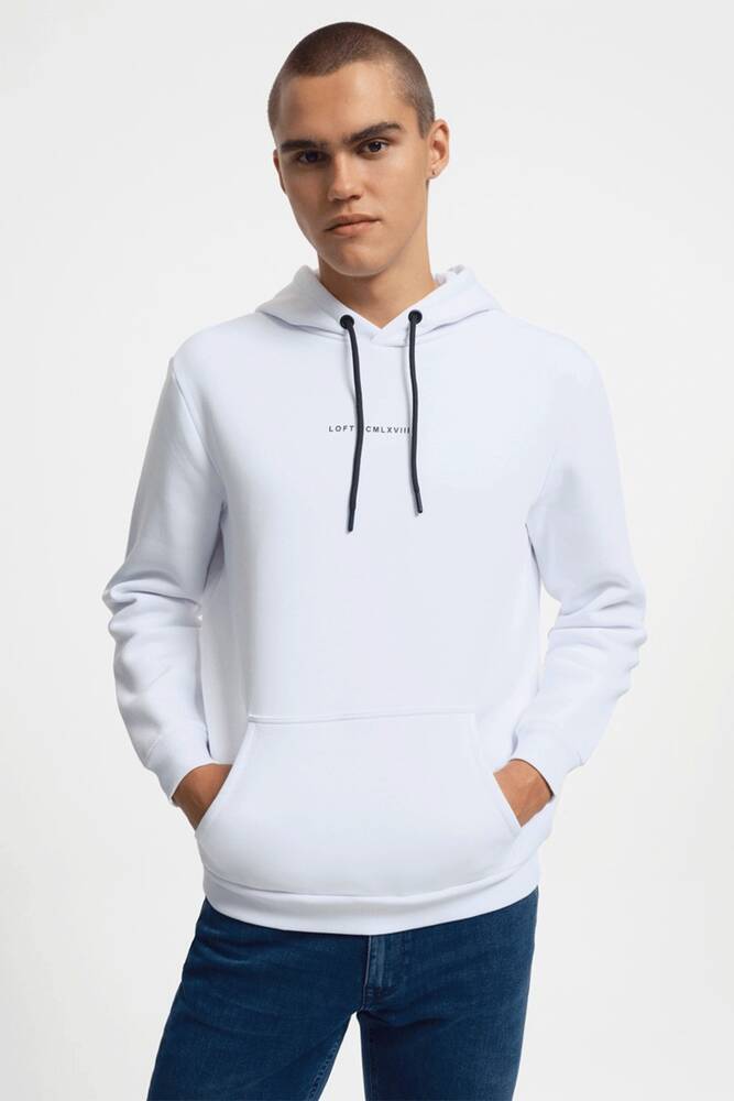 Erkek Sweat LF2034269 Beyaz 