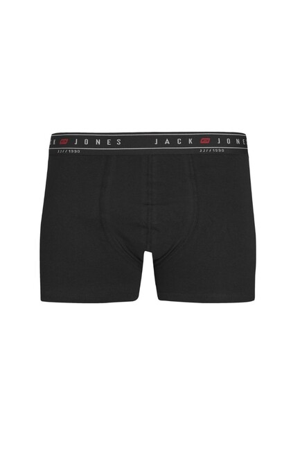 Jack & Jones - Erkek Renkli Logolu 3'lü Boxer Paketi 12237418 Lacivert (1)