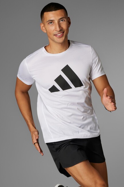 Adidas - Erkek Run It Tişört IN0075 Beyaz 