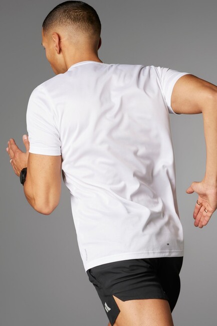 Adidas - Erkek Run It Tişört IN0075 Beyaz (1)