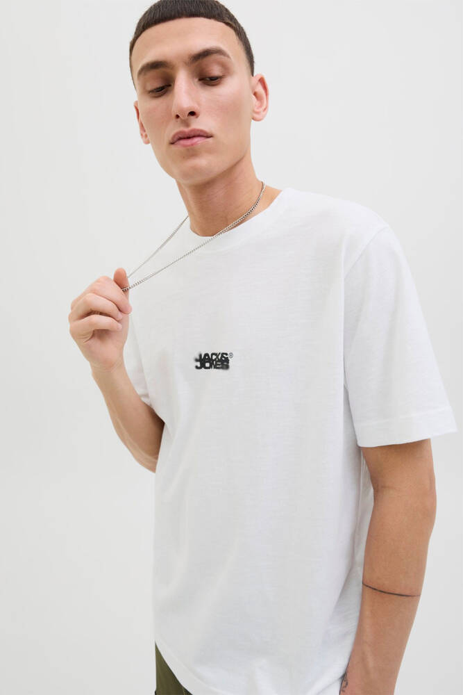 Erkek Sago Logo Slub Tişört 12276524 Beyaz 