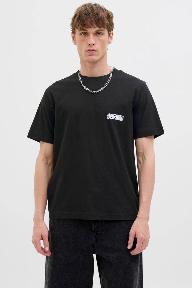 Erkek Sago Logo Slub Tişört 12276524 Siyah 