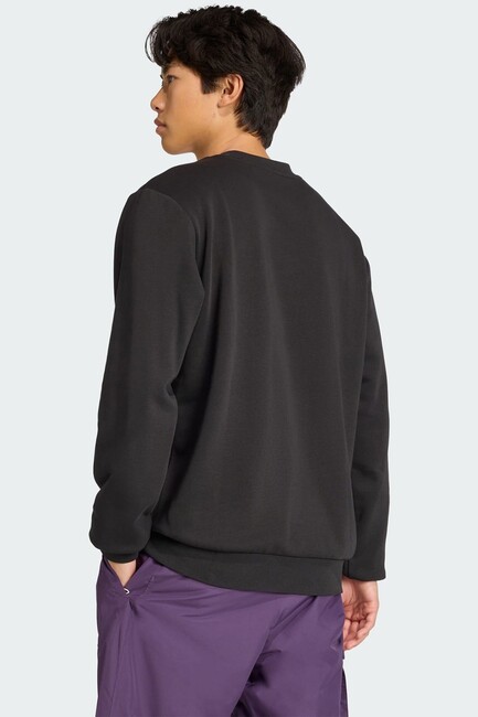 Erkek Snow Crew Sweat KE2320 Siyah - Thumbnail