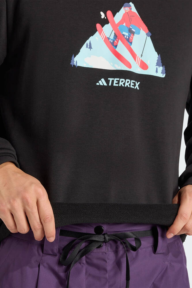 Erkek Snow Crew Sweat KE2320 Siyah 