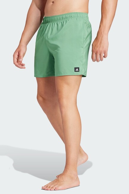 Adidas - Erkek Solid CLX Kısa Şort Mayo IR6222 Yeşil 