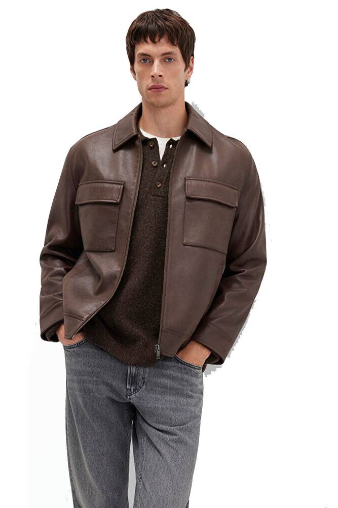 Erkek Süet Ceket 0110648-70221 Kahve 