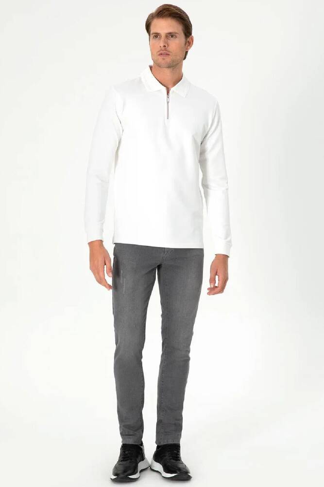 Erkek Sweat 000-2044920 Ekru 