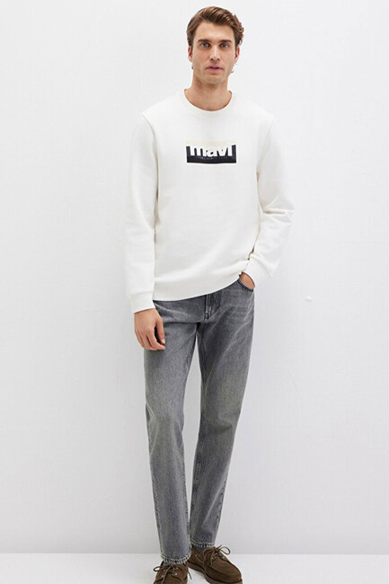 Erkek Sweat 0S10203-70057 Ekru (1)