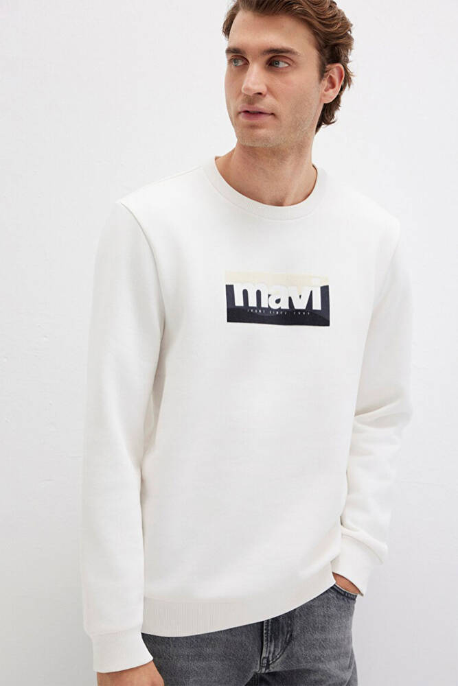 Erkek Sweat 0S10203-70057 Ekru 