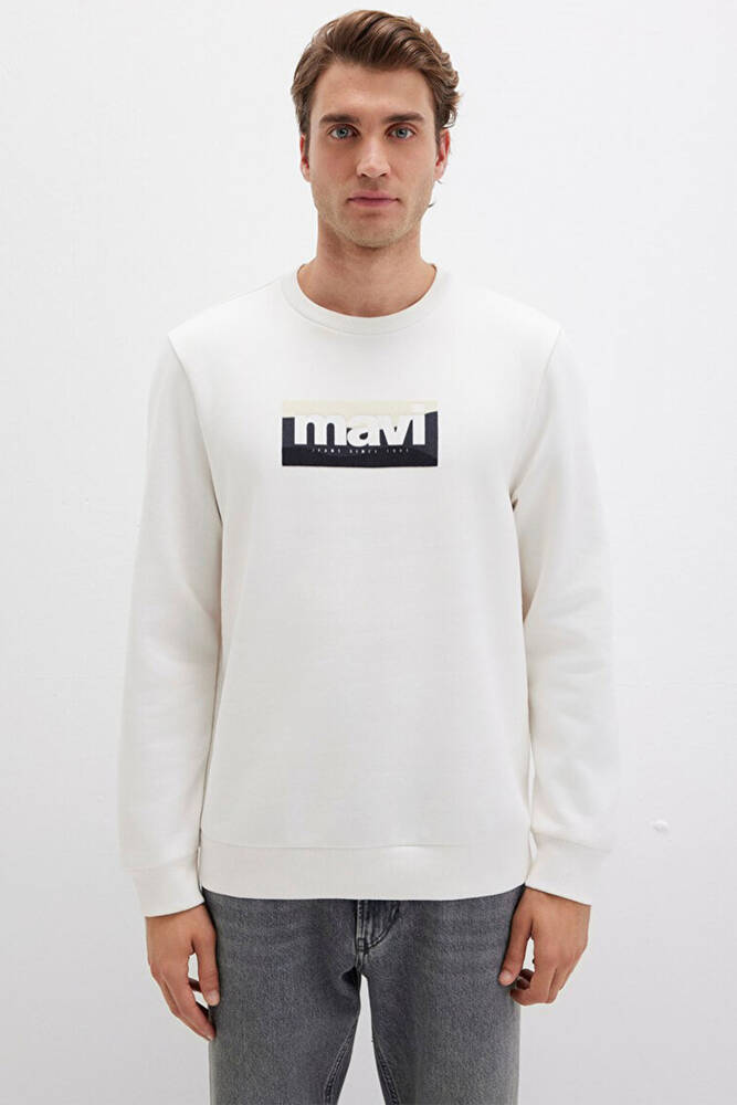 Erkek Sweat 0S10203-70057 Ekru 