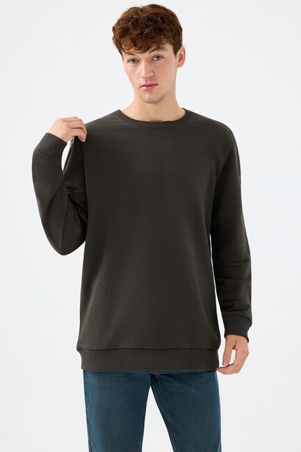 Erkek Sweat LF2037100 Gri 
