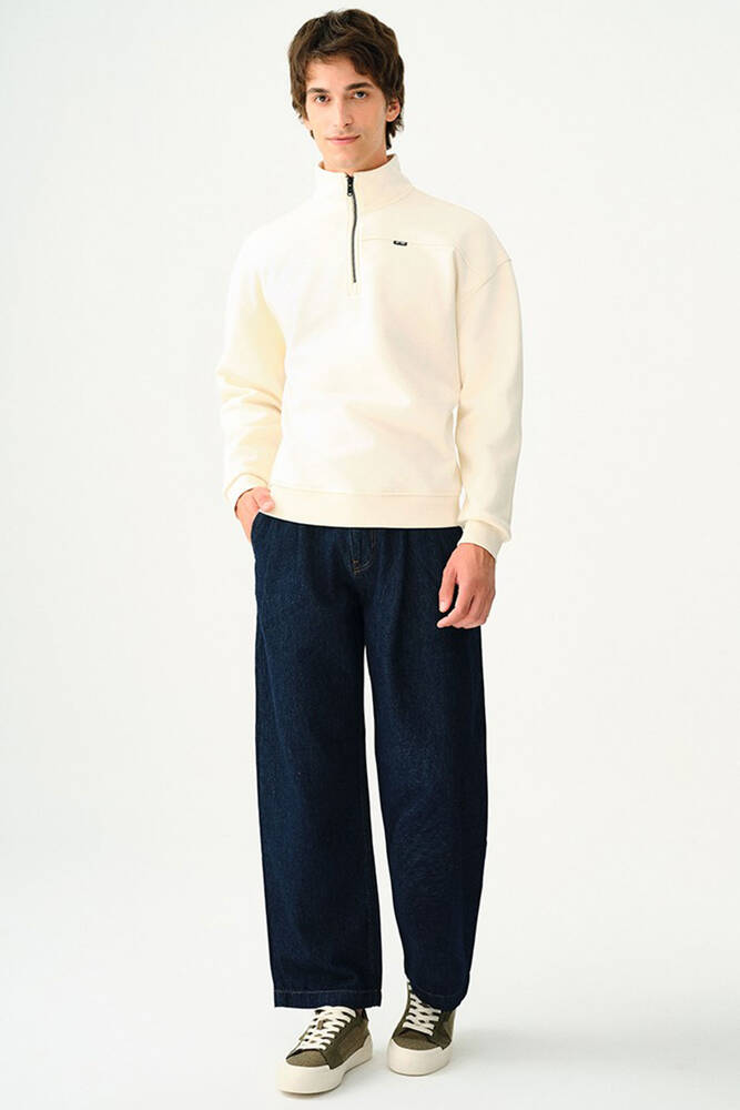 Erkek Sweat LF2037226 Ekru 