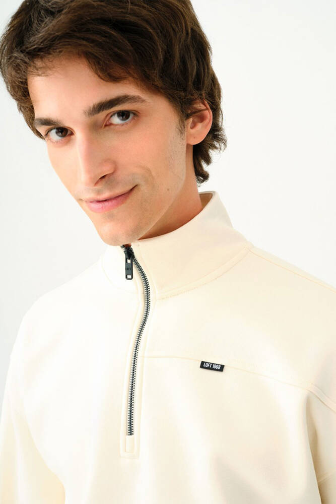 Erkek Sweat LF2037226 Ekru 