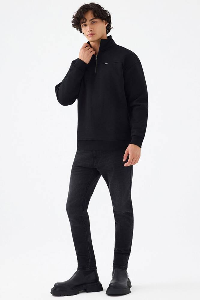 Erkek Sweat LF2037226 Siyah 