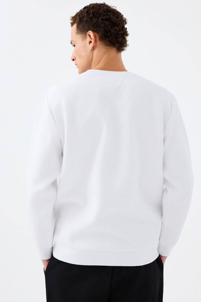 Erkek Sweat LF2040993 Beyaz  Erkek Sweat LF2040993 Beyaz