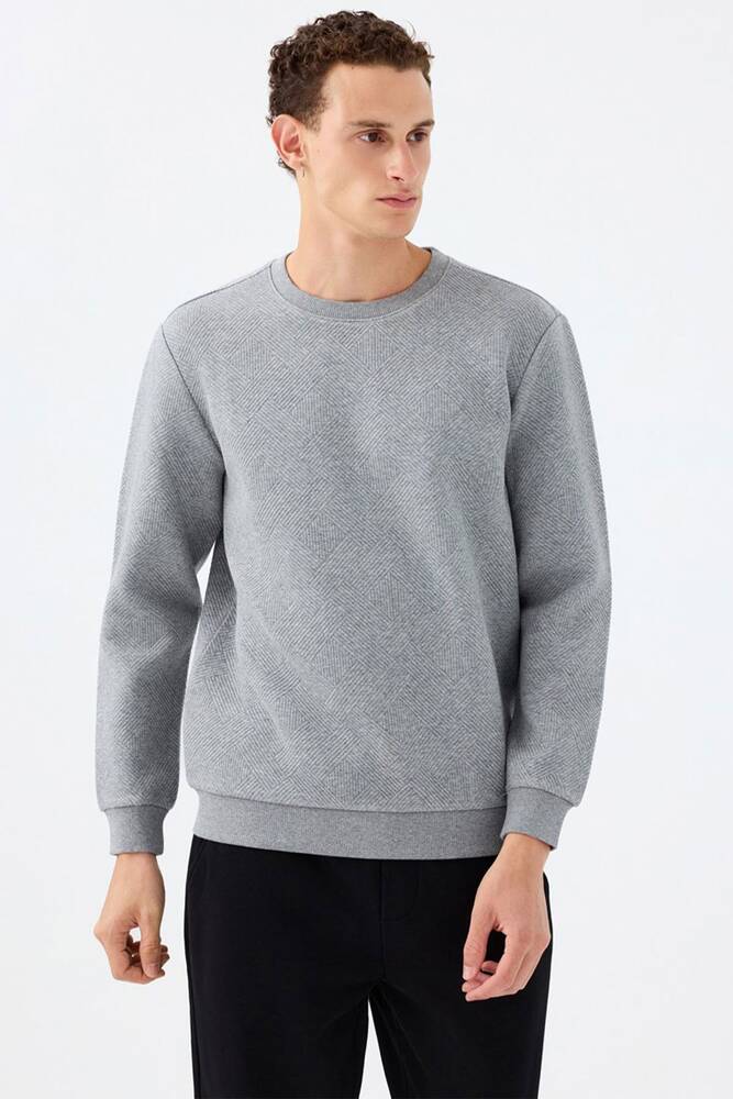 Erkek Sweat LF2040993 Gri  Erkek Sweat LF2040993 Gri