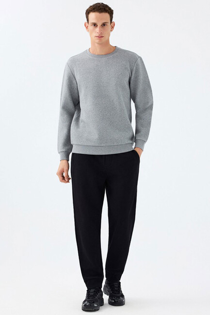 Erkek Sweat LF2040993 Gri - Thumbnail