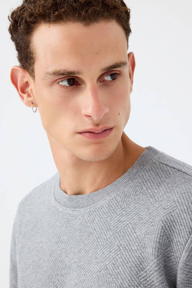 Erkek Sweat LF2040993 Gri  Erkek Sweat LF2040993 Gri