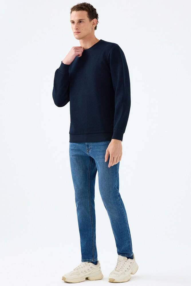 Erkek Sweat LF2040993 Lacivert  Erkek Sweat LF2040993 Lacivert