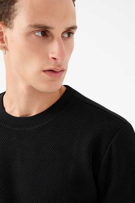Erkek Sweat LF2040993 Siyah (1)