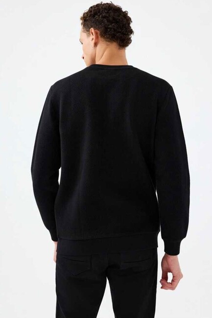 Erkek Sweat LF2040993 Siyah (2)