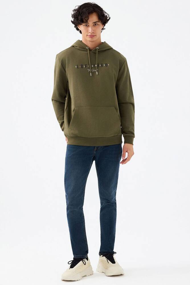 Erkek Sweat LF2041023 Haki  Erkek Sweat LF2041023 Haki