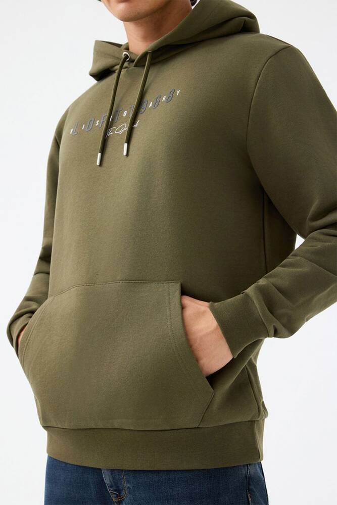 Erkek Sweat LF2041023 Haki  Erkek Sweat LF2041023 Haki