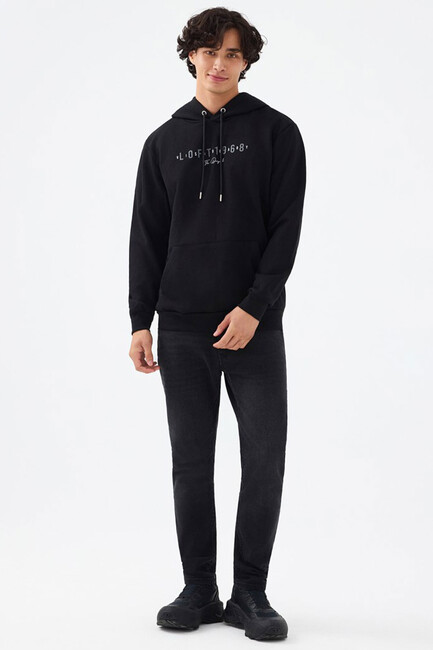 Erkek Sweat LF2041023 Siyah (2)