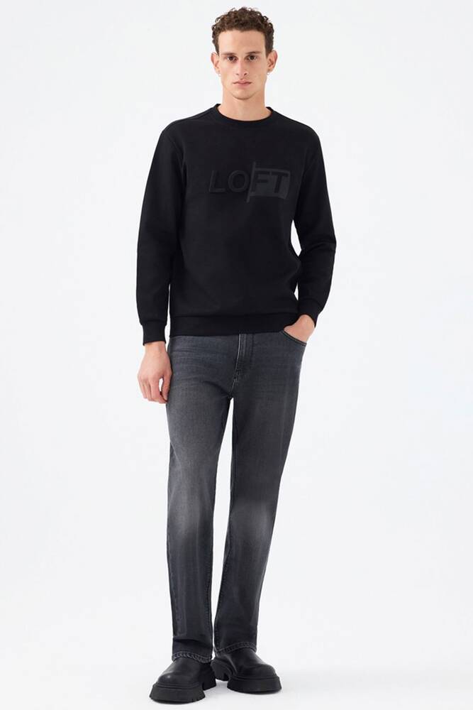 Erkek Sweat LF2041081 Siyah 