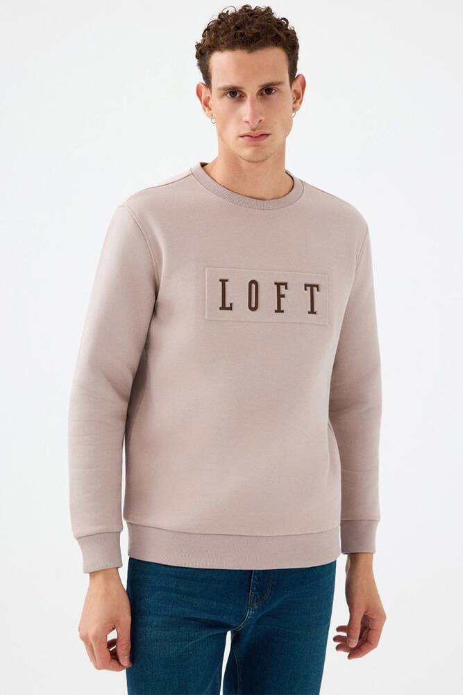 Erkek Sweat LF2041102 Kahve 