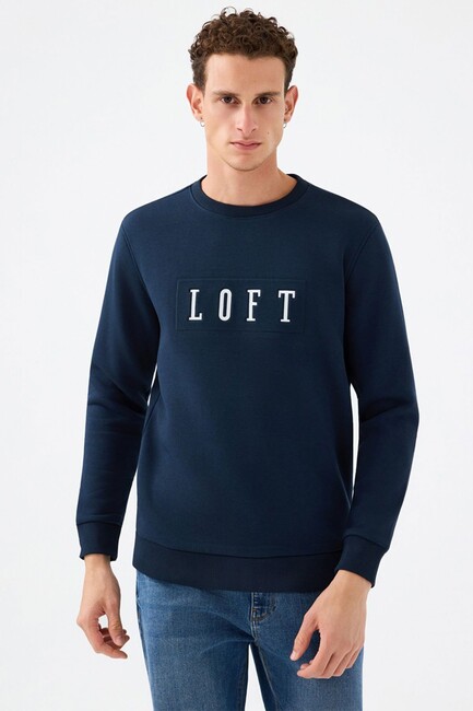 Erkek Sweat LF2041102 Lacivert 