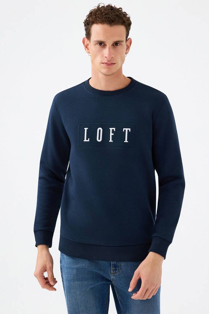 Erkek Sweat LF2041102 Lacivert 