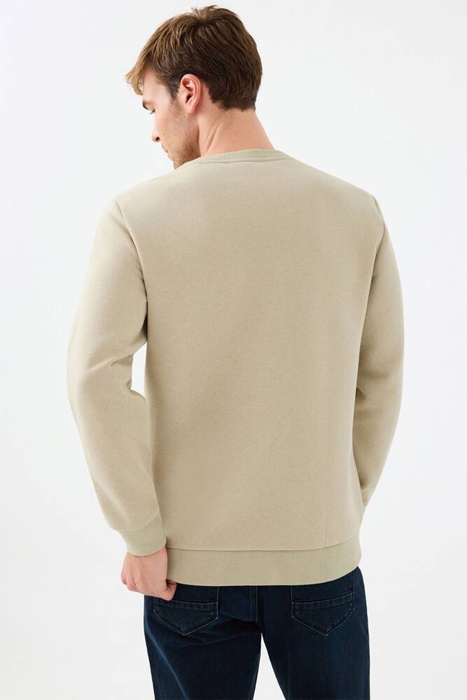Erkek Sweat LF2041111 Bej  Erkek Sweat LF2041111 Bej