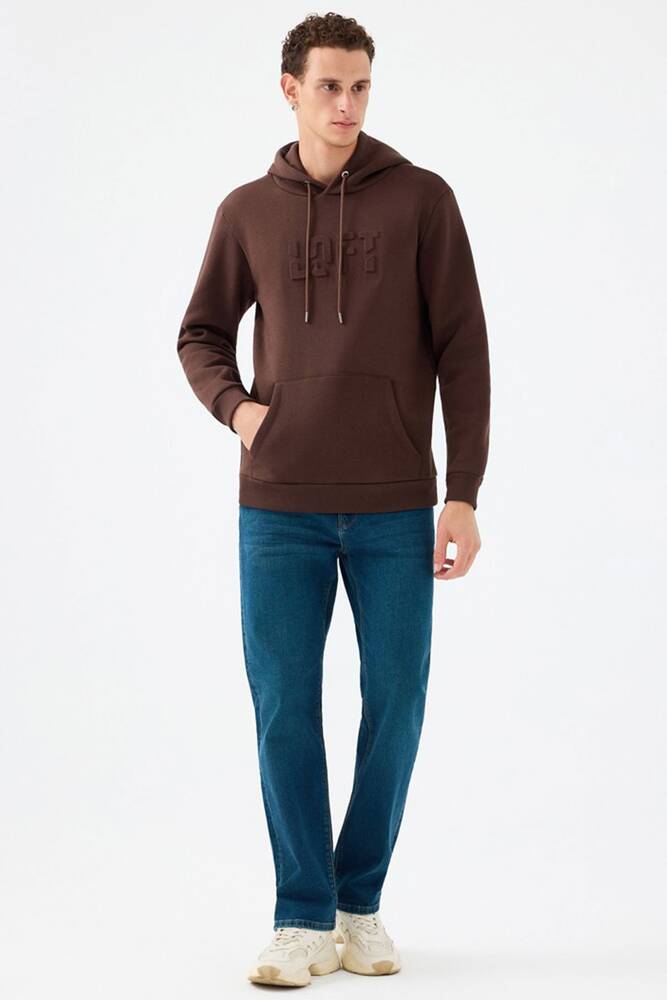 Erkek Sweat LF2041392 Kahve 