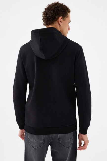 Erkek Sweat LF2041579 Siyah - Thumbnail