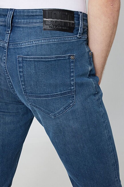 Erkek Terrybrown Slim Fit Pantolon LF2032710 Mavi - Thumbnail