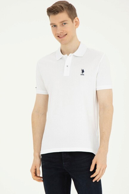 Us Polo Assn. - Erkek Tişört 000-1794860 Beyaz 