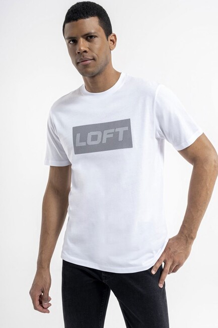 Loft - Erkek Tişört LF2035780 Beyaz 